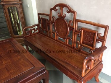 Bộ bàn ghế Móc Mỏ gỗ Hương Đỏ Lào