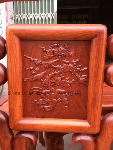 Bộ bàn ghế Móc Mỏ gỗ Hương Đỏ Lào