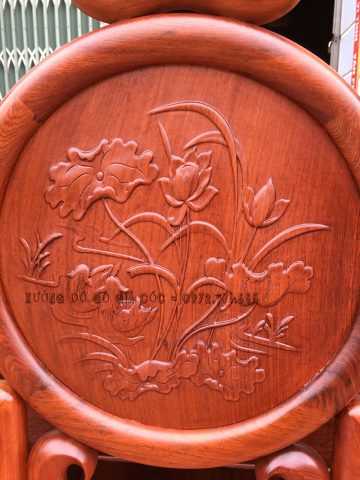 Bộ bàn ghế Móc Mỏ gỗ Hương Đỏ Lào