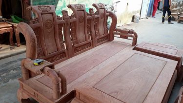 Mộc bộ bàn ghế Tần Thủy Hoàng hương đá