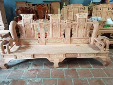 Mộc bộ Tần Thủy Hoàng gỗ hương đá