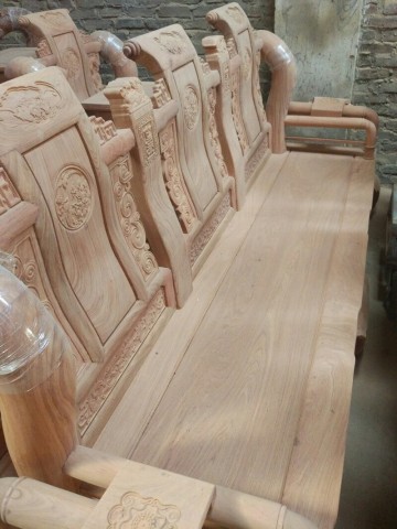 Mộc bộ Tần Thủy Hoàng gỗ hương đá