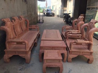 Mộc bộ Tần Thủy Hoàng gỗ hương đá