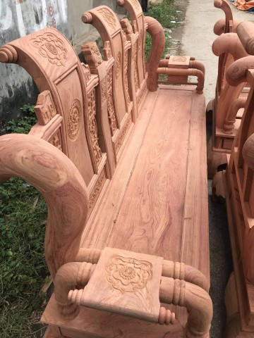 Mộc ghế Tần Thủy Hoàng hương đá