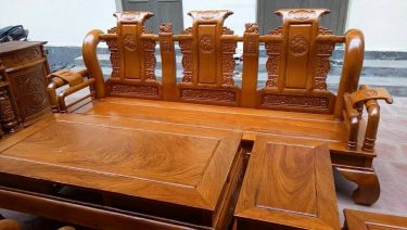 Bộ bàn ghế tần thuỷ hoàng gỗ gõ đỏ