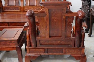 Bộ bàn ghế Tần Thủy Hoàng tay 12 gỗ Cẩm Lai