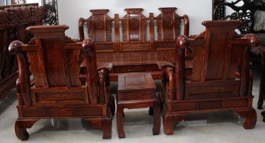 Bộ bàn ghế Tần Thủy Hoàng gỗ Cẩm