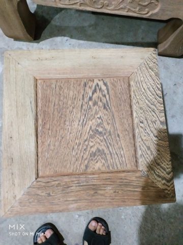 Bộ bàn ghế Tần Thủy Hoàng mun đuôi công hàng mộc