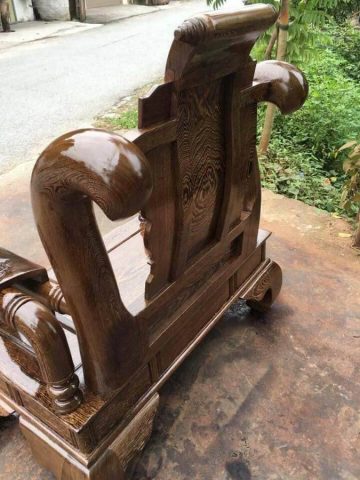 Bộ bàn ghế Tần Thủy Hoàng gỗ mun Nam Phi