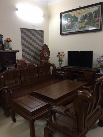 Bộ bàn ghế Tần Thủy Hoàng gỗ mun Nam Phi