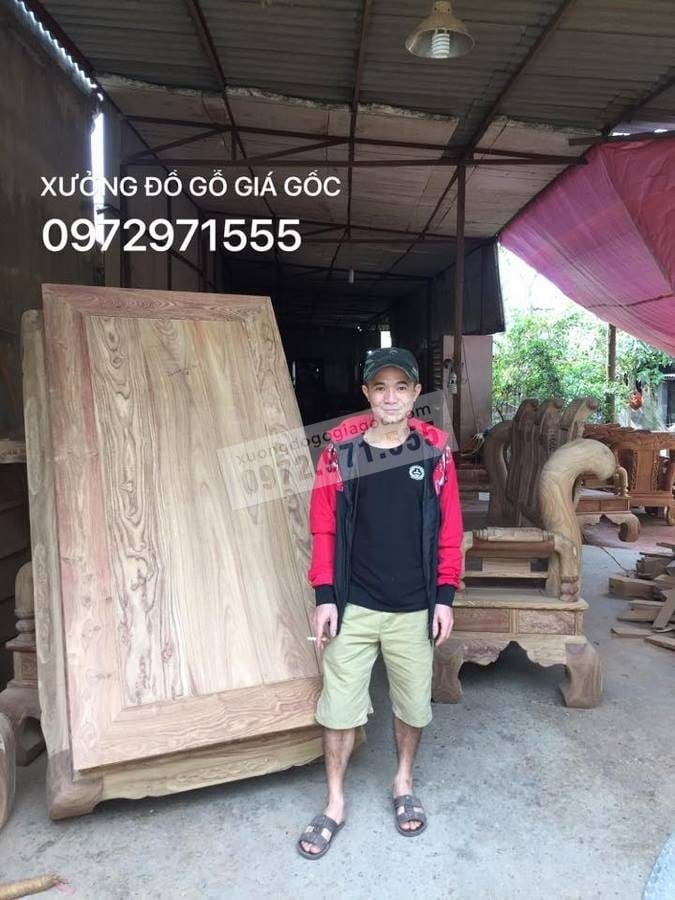 Bộ Tần Thủy Hoàng tay 16 gỗ hương vân