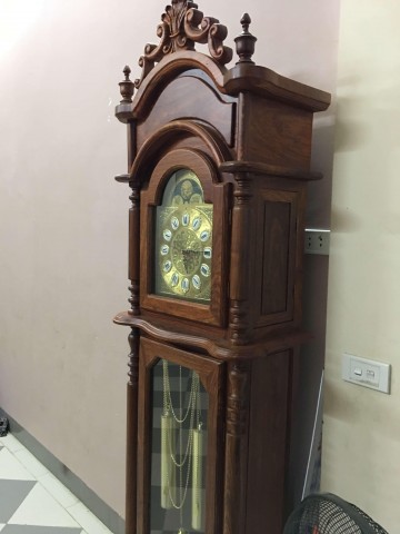 Đồng hồ mẫu Tứ trụ gỗ hương vân