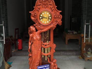 Đồng hồ Cô Tiên Gỗ hương