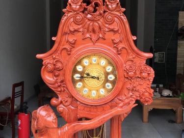 Đồng hồ Cô Tiên Gỗ hương