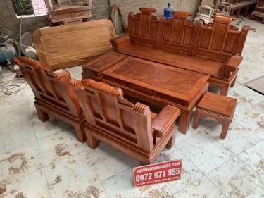 bo ban ghe au a go huong