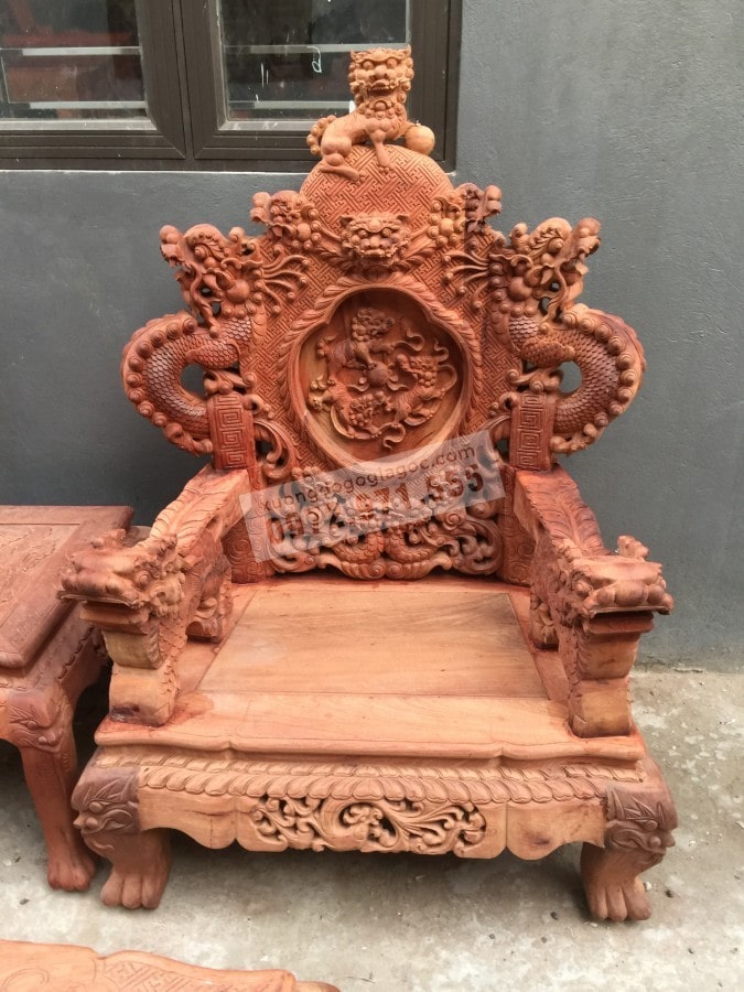bộ bàn ghế đỉnh rồng