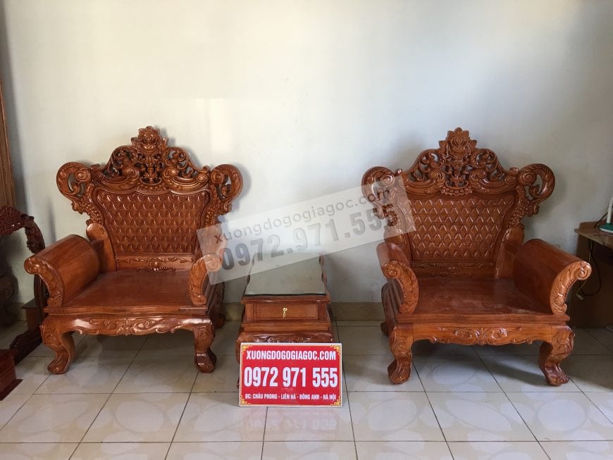 bộ bàn ghế hoàng gia