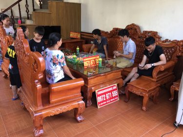 bộ bàn ghế hoàng gia