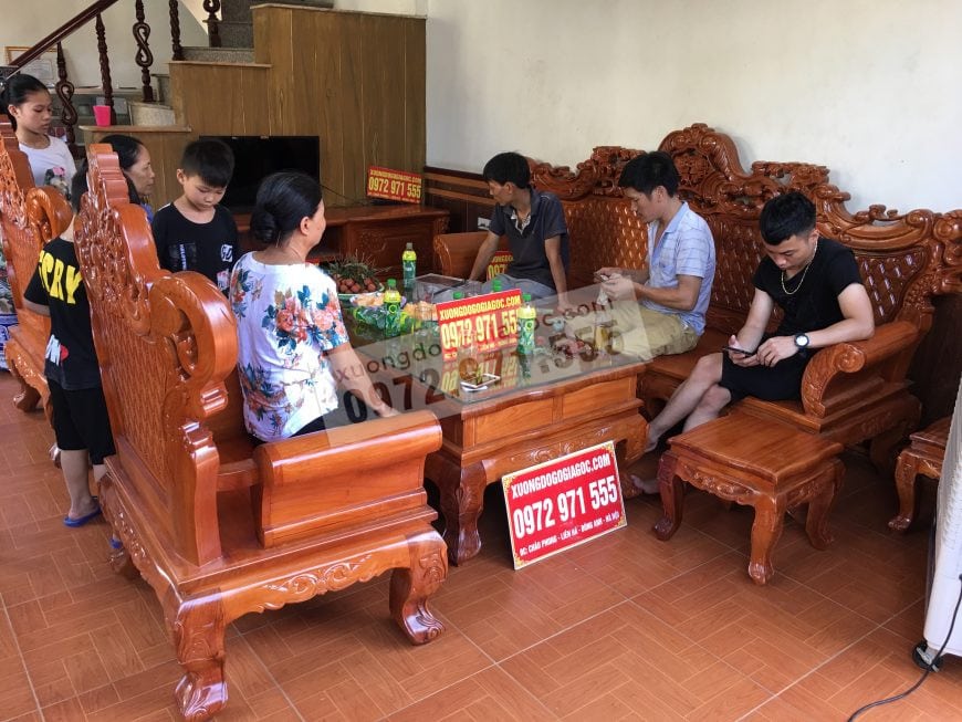 bộ bàn ghế hoàng gia