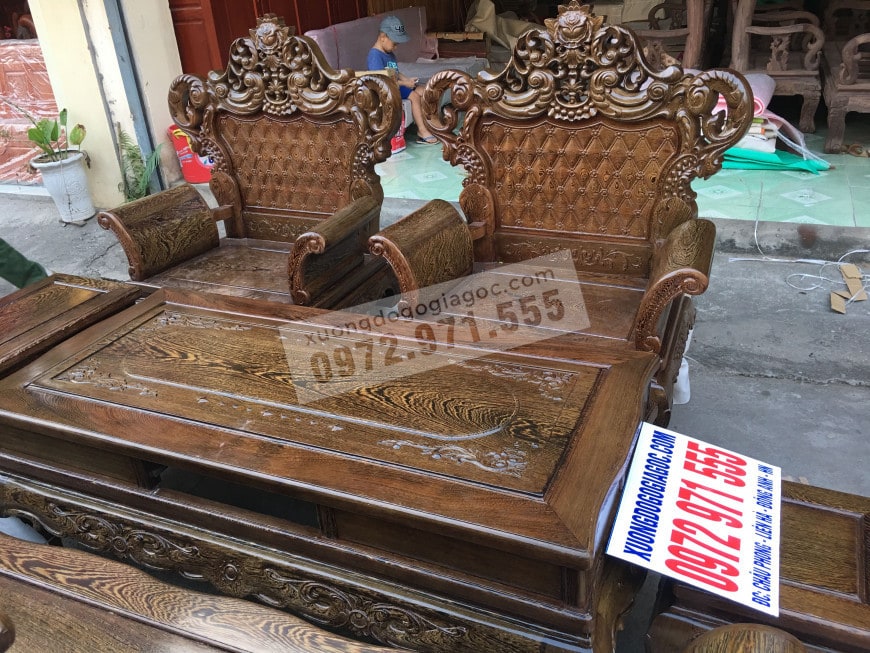 bộ bàn ghế hoàng gia