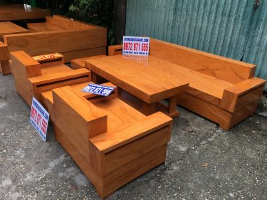 sofa gỗ tự nhiên