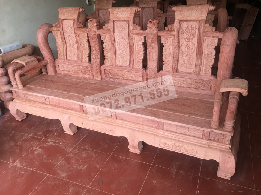 bàn ghế gỗ hương