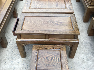 Bộ ấu á gỗ mun