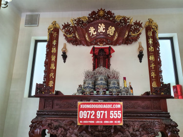 sập thờ tứ linh