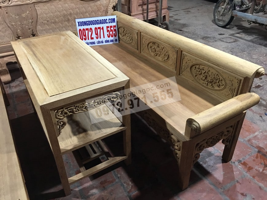 trường kỷ gỗ gụ