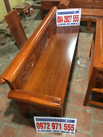 bộ trường kỷ gỗ gụ