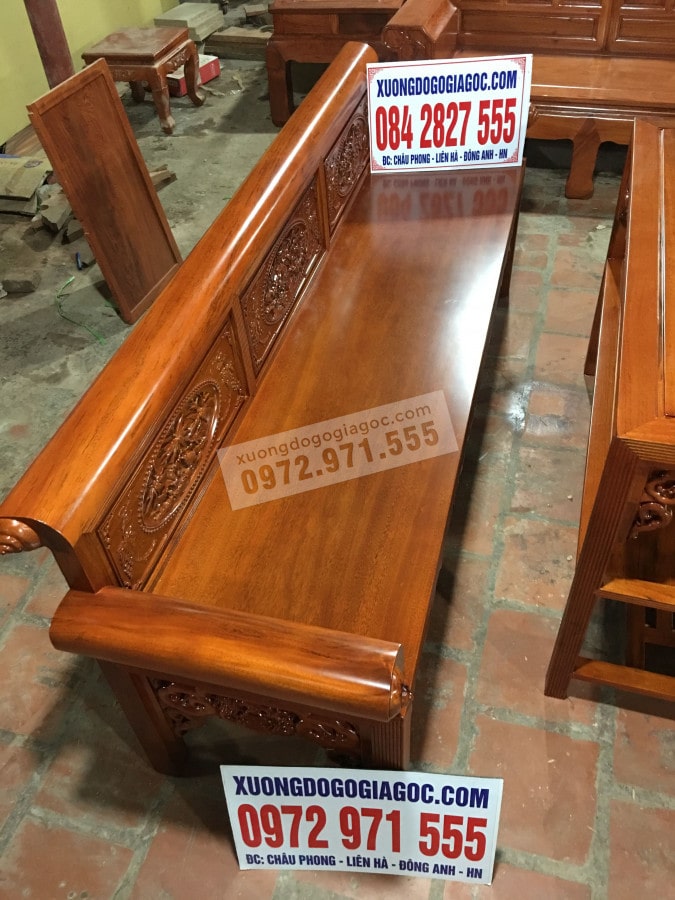 bộ trường kỷ gỗ gụ