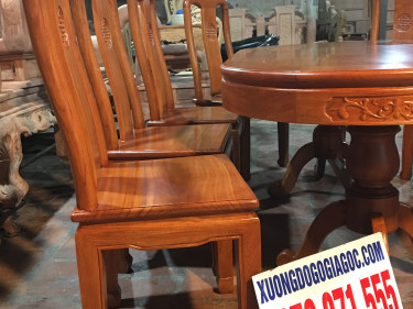 bàn ghế ăn gỗ tự nhiên