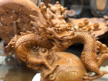 tượng gỗ phong thủy