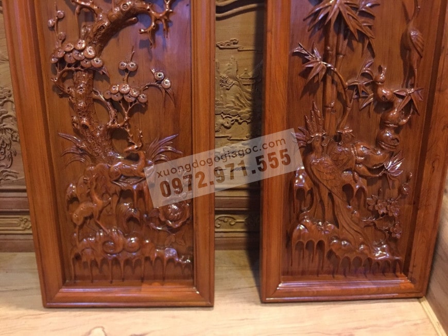 tranh gỗ phong thủy