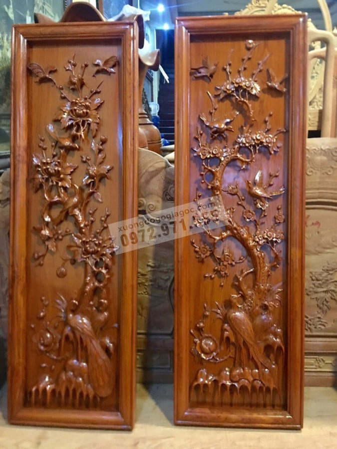 tranh gỗ phong thủy