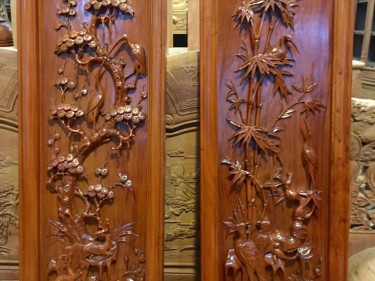 tranh gỗ phong thủy