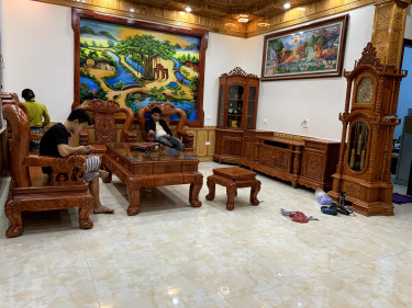 bàn ghế gỗ hương