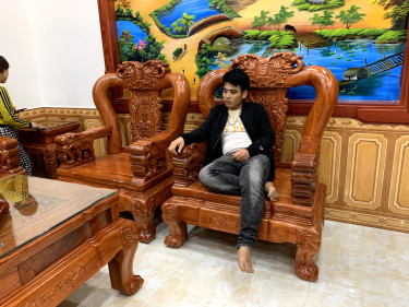 bàn ghế gỗ hương