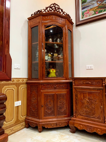 Tủ rượu gỗ hương