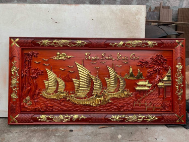tranh gỗ phong thủy