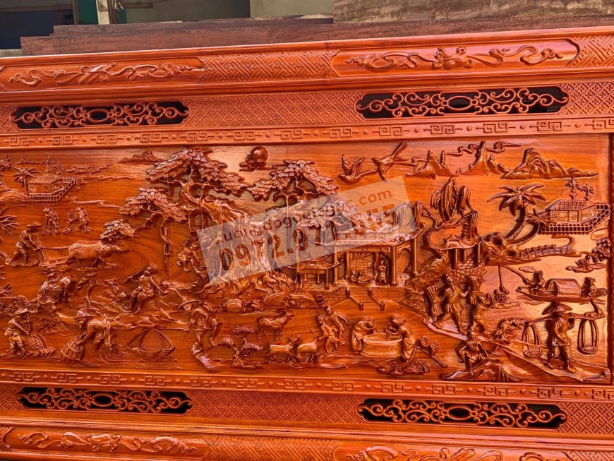 tranh gỗ phong thủy