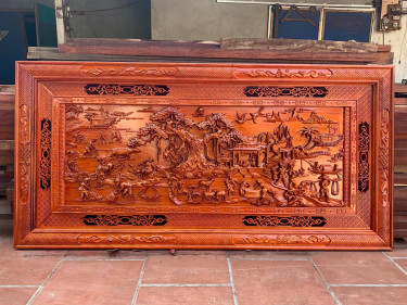 tranh gỗ phong thủy