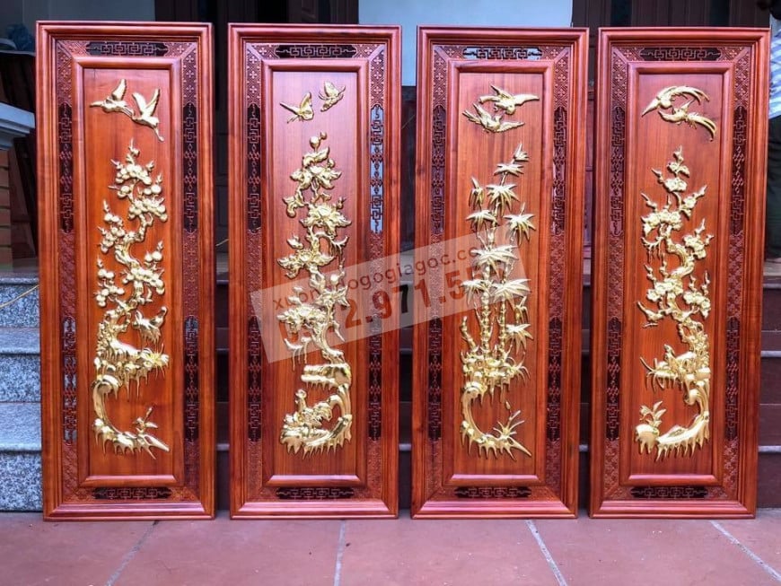 tranh gỗ phong thủy