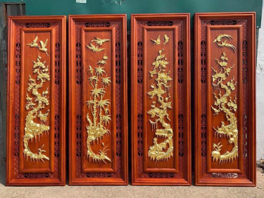 tranh gỗ phong thủy