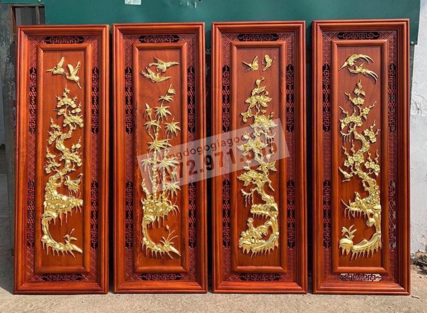 tranh gỗ phong thủy