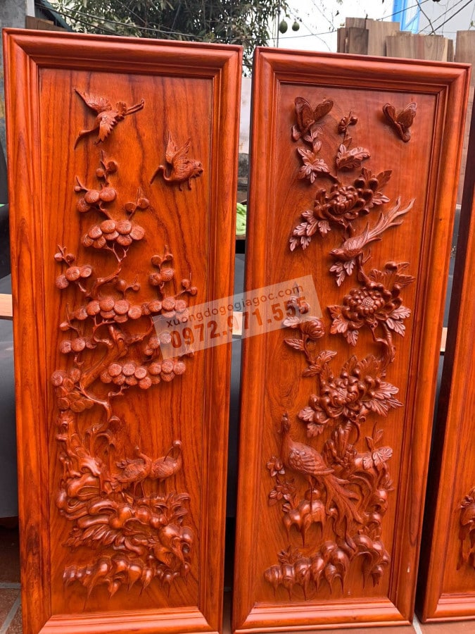 tranh gỗ phong thủy