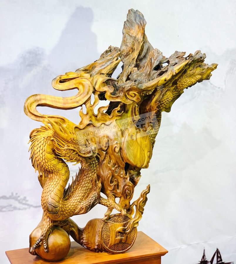 tượng gỗ phong thủy