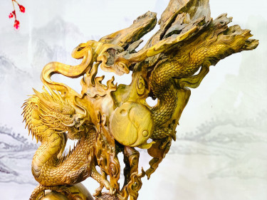 tượng gỗ phong thủy