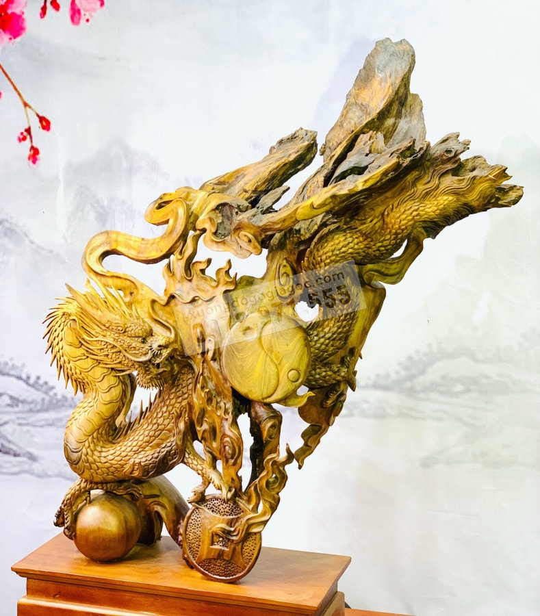 tượng gỗ phong thủy
