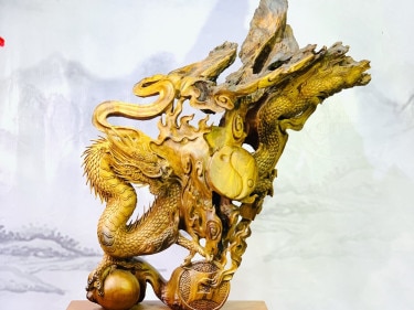 tượng gỗ phong thủy